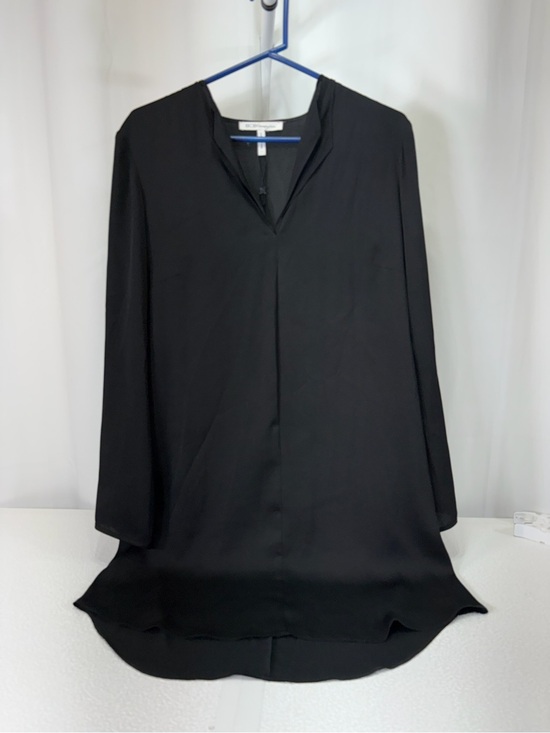 BCBGeneration Tops - BCBGeneration Black V-Neck Long Sleeve Tunic Blouse 4333